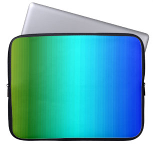 See und Himmel Blau und Grün Laptopschutzhülle