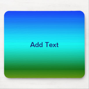 See und Himmel Blau und Grün Mousepad