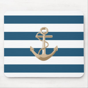 See- und nautisch mit Anker - Mousepad