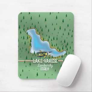See Varese, Lombardei, Italien Reiseplakat Mousepad