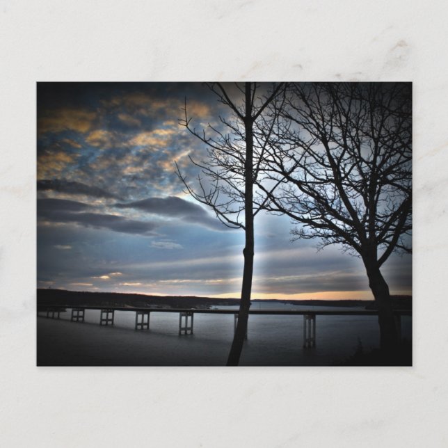 See von Ozarks Missouri Postkarte (Vorderseite)