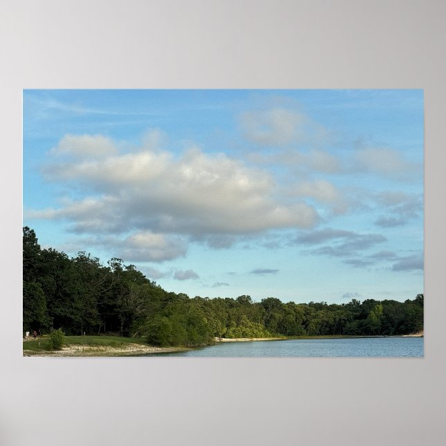 See-Wasserlandschaft-Poster Poster (Vorne)