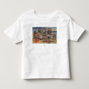 See-Wert, Florida - große Buchstabe-Szenen Kleinkind T-shirt