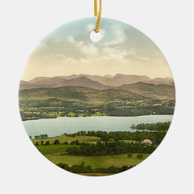 See Windermere I, See-Bezirk, Cumbria, England Keramikornament (Vorne)