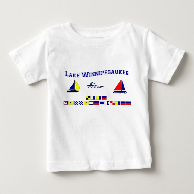 See Winnipesaukee, NH Baby T-shirt (Vorderseite)
