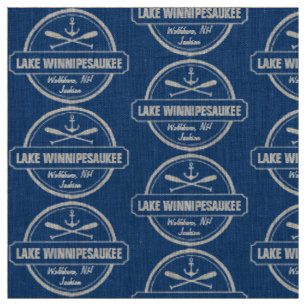 See Winnipesaukee NH kundenspezifische Stadt, Stoff
