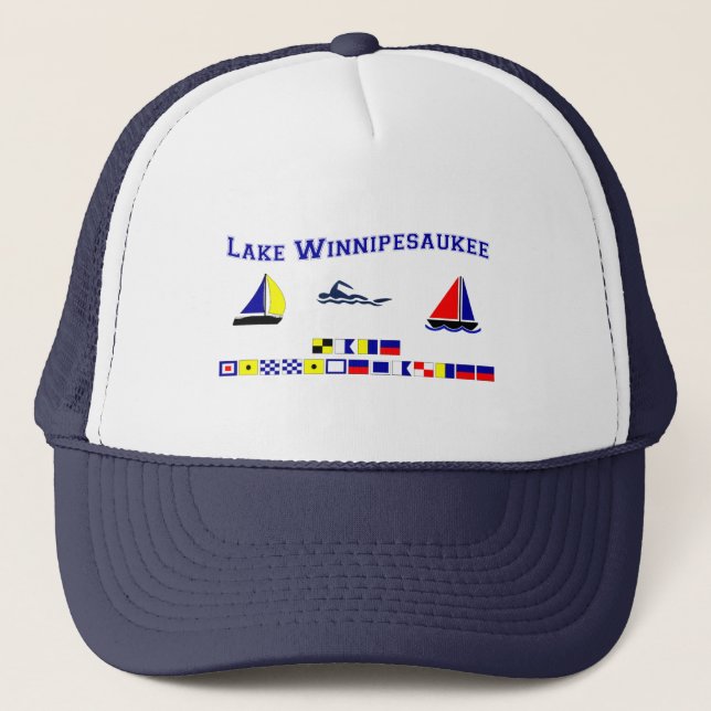 See Winnipesaukee, NH Truckerkappe (Vorderseite)
