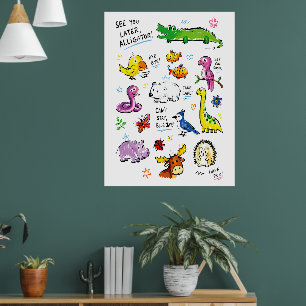 See You Later Alligator – Lustiger Abschiedsgruß f Poster