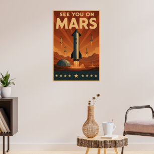 See You On Mars Poster