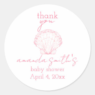 See You Soon Baby Shower Favor Aufkleber