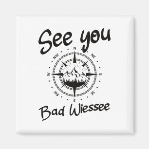 See You Wandern Bad Wiessee Deutschland Urlaub Ski Magnet