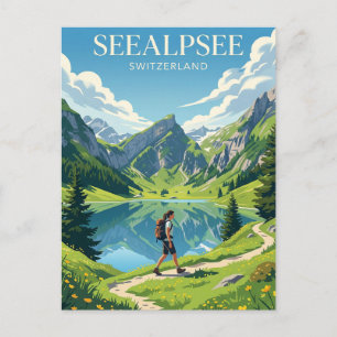 Seealpsee Schweiz Postkarte