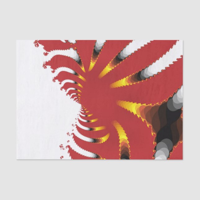 SEEANEMONE SEIDENPAPIER (Vorderseite)