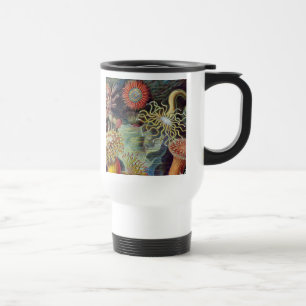 Seeanemone Wissenschaftliche Natur Ozean Reisebecher