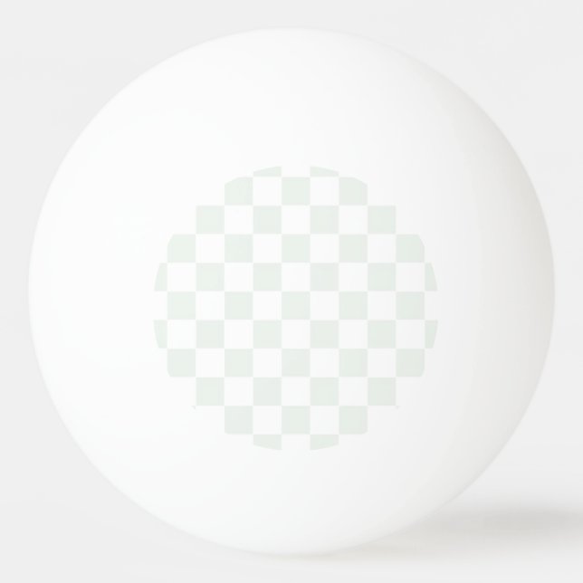 Seeanemonen-Gingham-Muster Tischtennisball (Vorderseite)