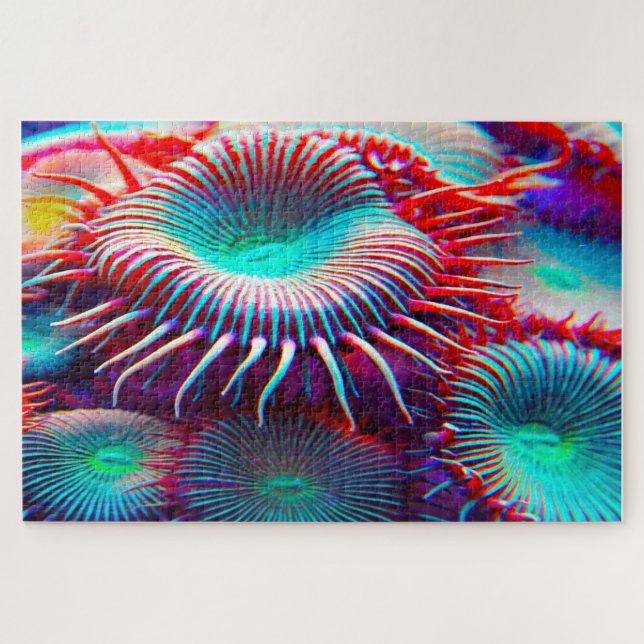 Seeanemonen Puzzle (Horizontal)