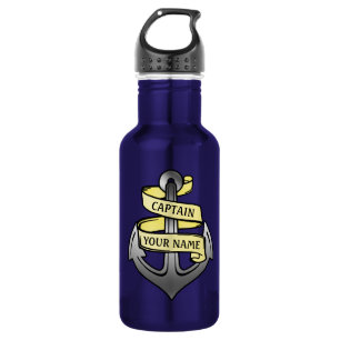 Seeanker-kundenspezifischer Schiffs-Kapitän Ihr Trinkflasche