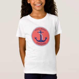 Seeanker-Marine-Korallen-erster Kamerad T-Shirt