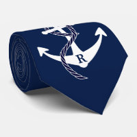 Seeanker-personalisiertes Anfangsmonogramm