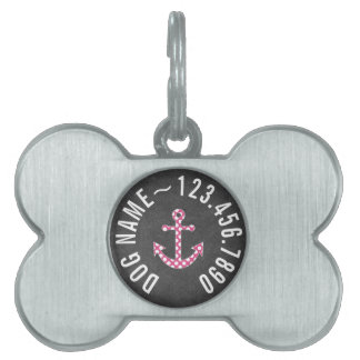 Seeanker-Tafel-Pink-Tupfen Tiermarke