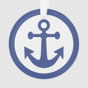Seeankergewohnheitsverzierung Ornament