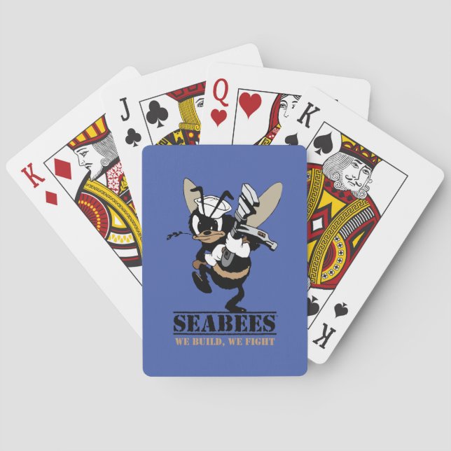 Seebäume, die wir bauen, um Karten zu spielen Spielkarten (Rückseite)