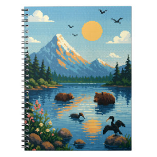 Seeblick, Pixelkunst Notizblock