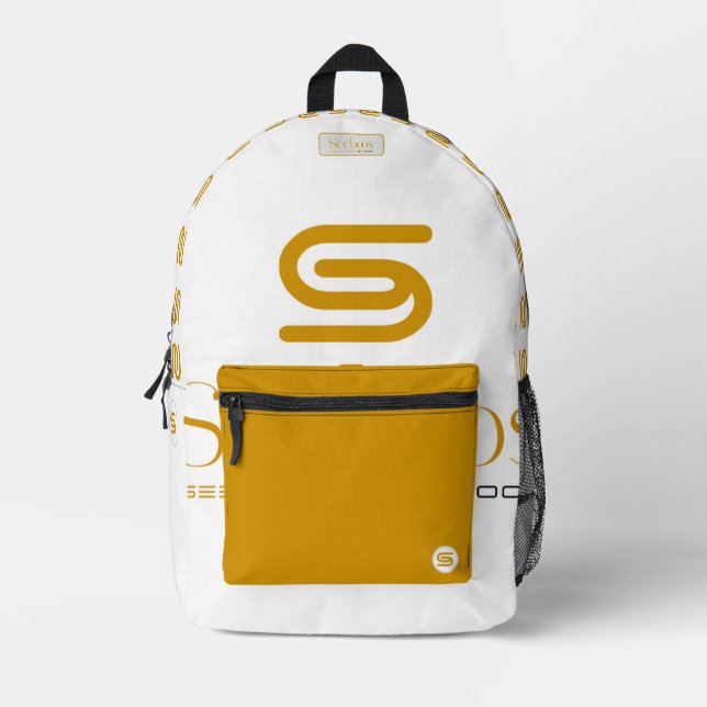 SEEBOOS BEDRUCKTER RUCKSACK (Vorderseite)