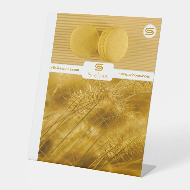 SEEBOOS SOCKELSCHILD (Vorderseite)