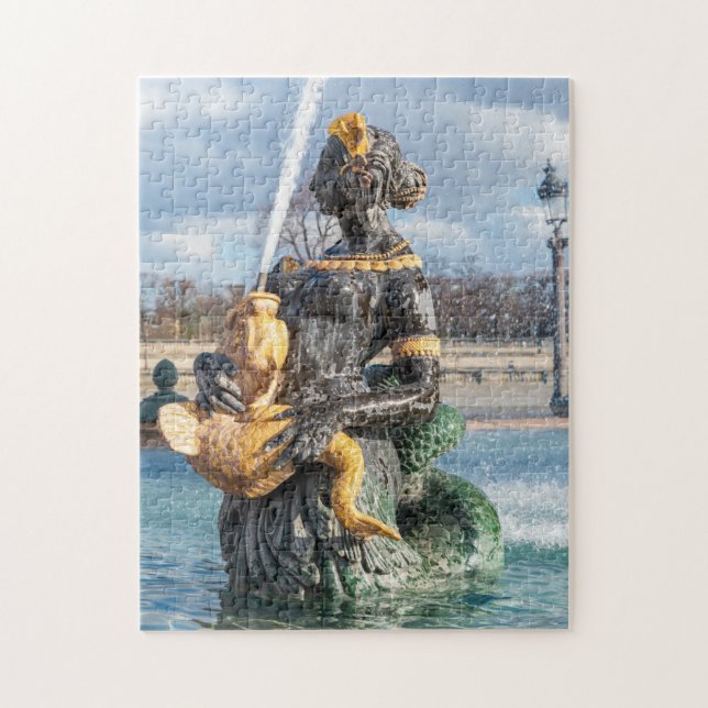Seebrunnen am Platz de la Concorde - Paris (Vertikal)
