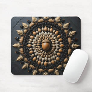 Seed Mandala Macro Mousepad