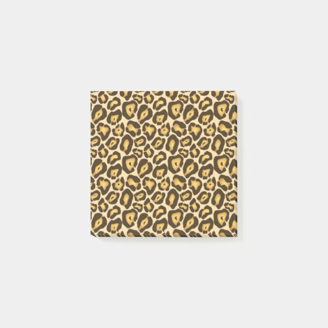 Seed & Marron-Punktmuster Post-it Klebezettel (Vorderseite)