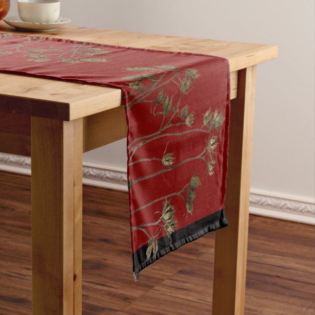 Seed Pods on a Table Runner Großer Tischläufer (Beispiel)