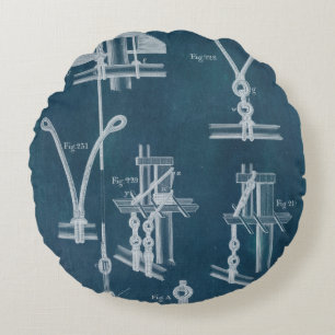 Seedetail-Plan IV Rundes Kissen