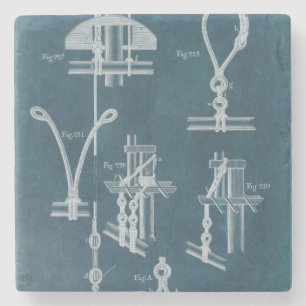 Seedetail-Plan IV Steinuntersetzer