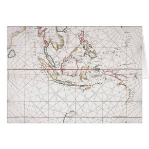 Seediagramm östlich von Indien Indonesien