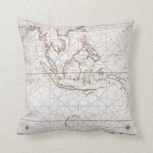 Seediagramm östlich von Indien   Indonesien Kissen