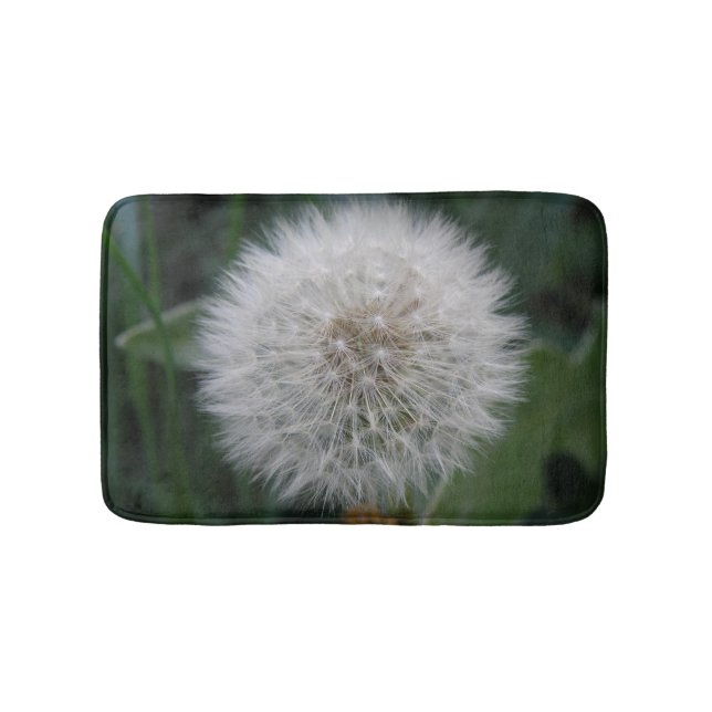 Seeding Dandelion Blume Bath Mat Badematte (Vorderseite)