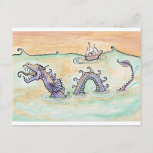Seedrache Postkarte