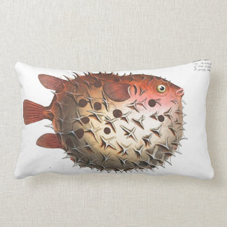 Seeentwurfs-Puffer-Fisch-lumbales Wurfs-Kissen Lendenkissen