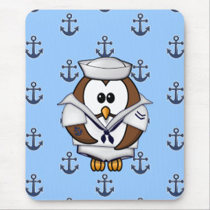 Seefahrereule Mousepad