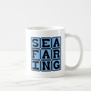 Seefahrt, aquatische Lebensweise Kaffeetasse