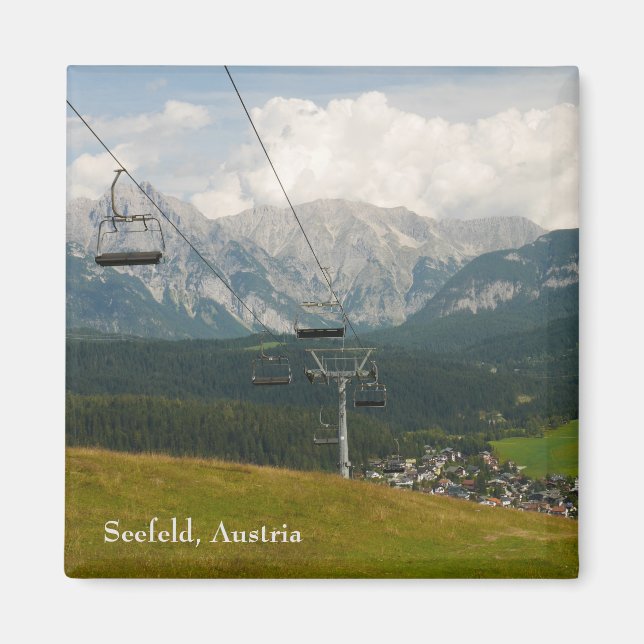 Seefeld Autriche Magnet (Devant)
