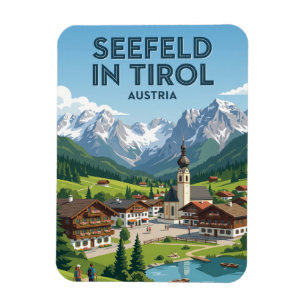 Seefeld in Tirol Österreich Magnet