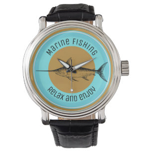 Seefischerei Entspannen und genießen Armbanduhr