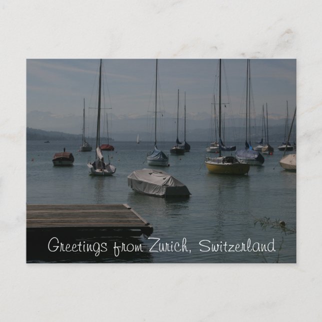 Seefischerei Zürich Postkarte (Vorderseite)