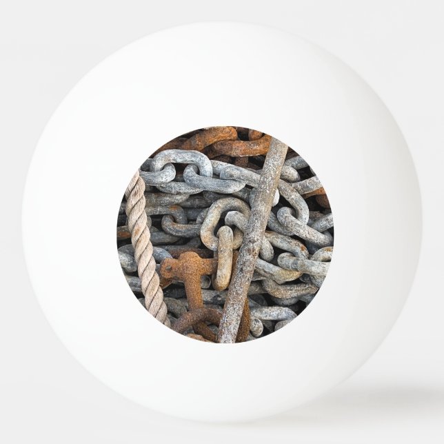 SEEFISCHKETTEN TISCHTENNISBALL (Vorderseite)