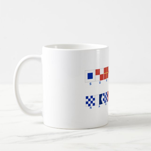 Seeflagge Surfside Nantucket Tasse (Links)