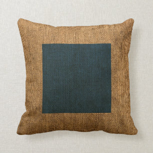 Seeflaggen-Buchstabe S rustikal Kissen