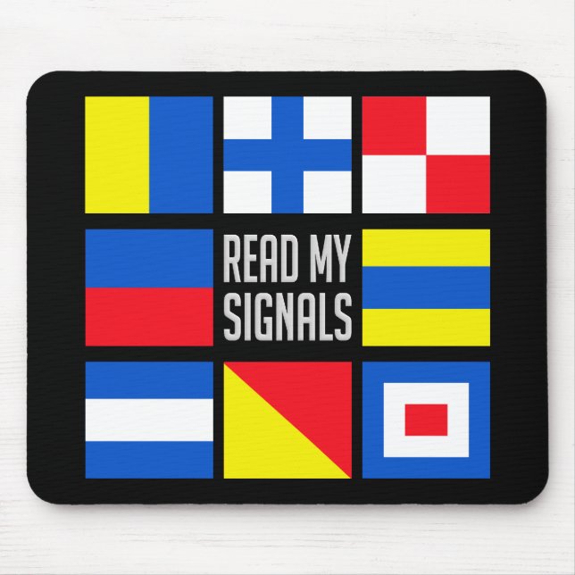 Seeflaggen-Mousepad Mousepad (Vorne)